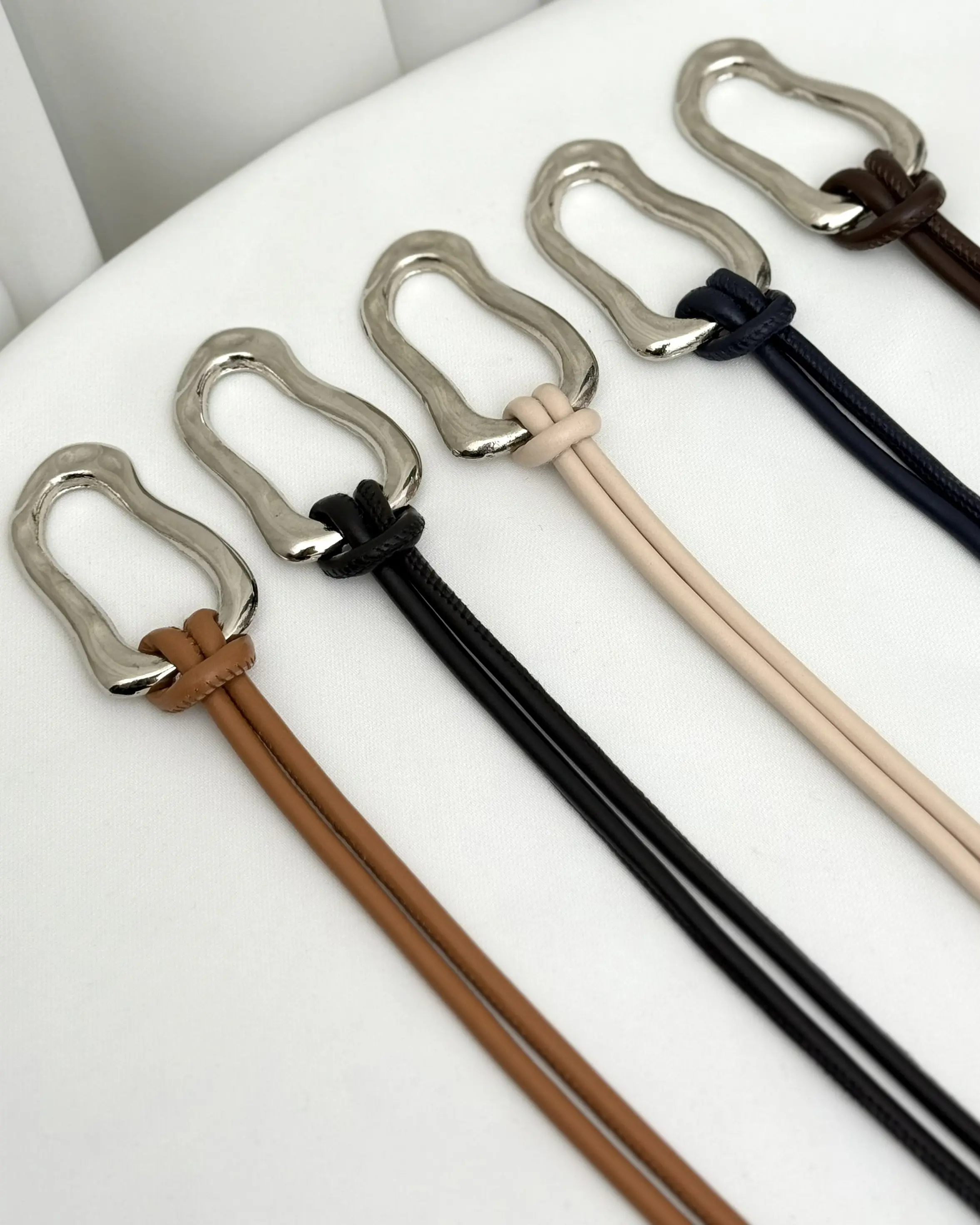 کمربند دخترانه مجلسی مدل گره ای